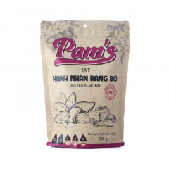 Hạnh nhân rang bơ Pams 250g chính hãng