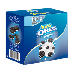 Bánh quy Oreo mini vị Vani hộp 10 x 20.4g chính hãng