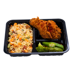 Combo đùi chiên cay + cơm chiên chính hãng