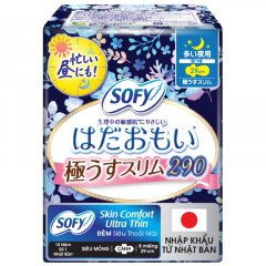 Băng Vệ Sinh Sofy Skin Comfort Ultra thin 29cm gói 8 miếng chính hãng