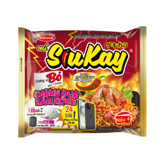 Mì siukay hương vị bò gói 127g chính hãng