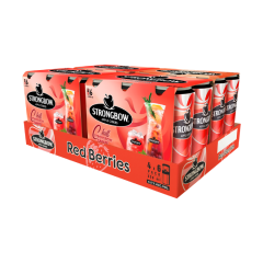Thùng 24 lon nước táo lên men Strongbow Red Berries 320ml chính hãng