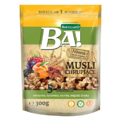 Ngũ cốc Bakalland Ba 5 Dried Fruits Honey 300g chính hãng