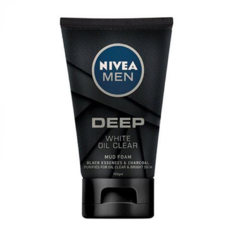Sữa rửa mặt Nivea Men Deep White Oil Clear 100g chính hãng
