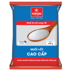 Muối i-ốt cao cấp Vifon 450g chính hãng | Siêu Thị GO!– Thực phẩm giá tốt