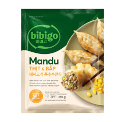Bánh Mandu CJ Bibigo thịt bắp 350g chính hãng