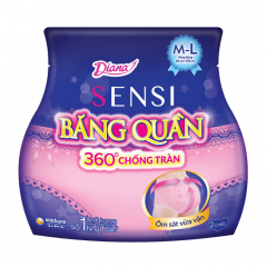 Băng vệ sinh Diana ban đêm dạng quần size M-L gói 2 miếng chính hãng