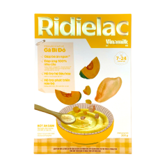 Bột ăn dặm Ridielac Gold gà rau củ hộp giấy 200g chính hãng