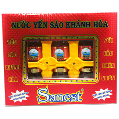 Hộp 6 nước yến sào Khánh Hòa Sanest 21% không đường hũ 70ml chính hãng | Siêu Thị GO!– Thực phẩm giá tốt