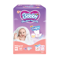 Miếng lót Bobby NewBorn 64 miếng chính hãng