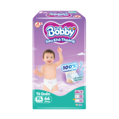 Tã quần Bobby chống hăm size XL 62 miếng chính hãng