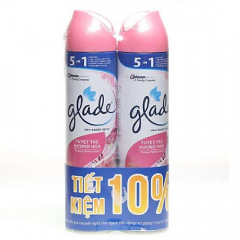 Lô 2 xịt phòng Glade hương hoa 280ml chính hãng
