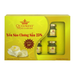 Hộp 6 yến sào Queenest 25% hũ 70ml chính hãng | Siêu Thị GO!– Thực phẩm giá tốt