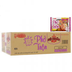 Thùng 18 gói phở trộn Đệ Nhất vị bò 84g chính hãng