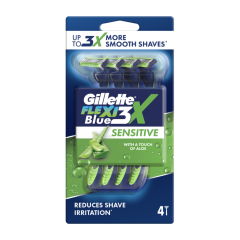 Dao cạo râu Gillette Blue 3 Sensitive 4 cái chính hãng