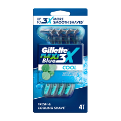 Dao cạo râu Gillette Blue III mát lạnh gói 4 chính hãng
