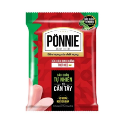Xúc xích dinh dưỡng Ponnie thịt heo gói 5 cây x 35g chính hãng | Siêu Thị GO!– Thực phẩm giá tốt