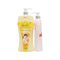 Sữa tắm Thebol Vitamin E & hoa hồng 1.2l chính hãng