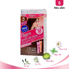 Kem nhuộm tóc Bigen speedy nâu sẫm 80g chính hãng
