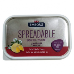 Bơ lạt Spreadable hiệu Emborg 225g chính hãng | Siêu Thị GO!– Thực phẩm giá tốt