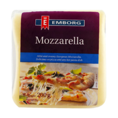 Phô mai Emborg Mozzarella 200g chính hãng | Siêu Thị GO!– Thực phẩm giá tốt