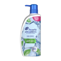 Dầu gội Head & Shoulders Zero băng lạnh 800ml chính hãng
