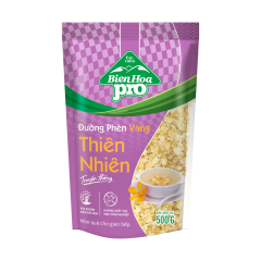 Đường phèn vàng thiên nhiên Biên Hòa Pro 500g chính hãng