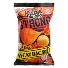 Snack khoai tây Karamucho lát dày vị cay 44g chính hãng