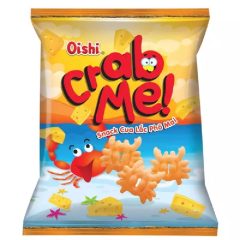 Snack Oishi vị cua lắc phô mai 32g chính hãng