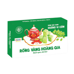 Bánh đậu xanh Rồng vàng Hoàng Gia cốm 300gr chính hãng