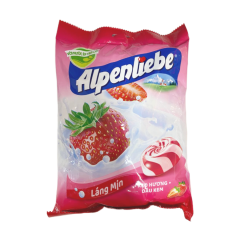 Kẹo Alpenliebe hương dâu gói 304.5g chính hãng