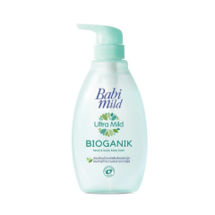 Sữa tắm gội trẻ em Babi Mild Pure Bioganik 380ml chính hãng
