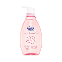 Sữa tắm gội trẻ em Babi Mild Sakura 380ml chính hãng
