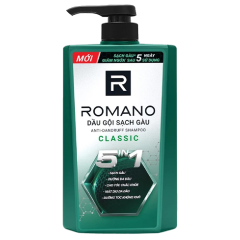 Dầu gội Romano sạch gàu Classic 610g chính hãng