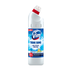 Gel tẩy bồn cầu &nhà tắm Vim chanh sả 870ml chính hãng