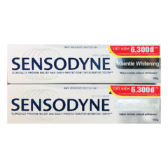 Lô 2 kem đánh răng Sensodyne Gentle Whitening 160g chính hãng