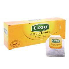 Trà đen nhãn vàng Cozy 25 gói x 2g chính hãng