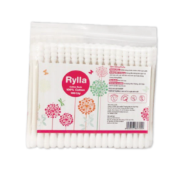 Tăm Bông Rylla Thân Giấy Gói 100 Cây chính hãng