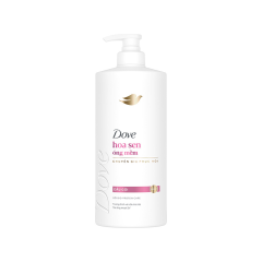 Dầu gội Dove Serum hoa sen óng mềm chai 640g chính hãng