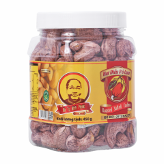 Hạt điều vỏ lụa Bà Tư hộp 450g chính hãng