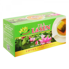 Trà lá sen túi lọc Hương Sen Việt hộp 25 gói x 2g chính hãng