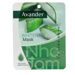 Mặt nạ giấy dưỡng trắng da tinh chất Nha đam Avander 25g chính hãng