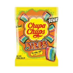 Kẹo dẻo Chupa Chups Bites hương trái cây 52g chính hãng