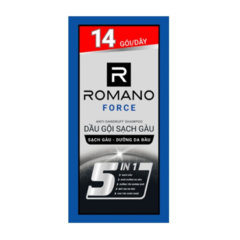Dầu gội sạch gàu Romano force 5g chính hãng