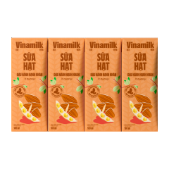 Lô 4 sữa đậu nành Vinamilk hạnh nhân hộp 180ml chính hãng | Siêu Thị GO!– Thực phẩm giá tốt