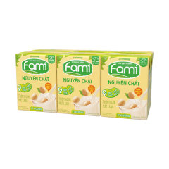 Lô 6 sữa đậu nành Fami nguyên chất ít đường hộp 200ml chính hãng | Siêu Thị GO!– Thực phẩm giá tốt