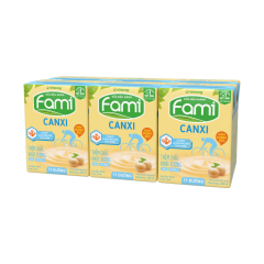 Lô 6 Sữa đậu nành Fami Canxi ít đường hộp 200ml chính hãng | Siêu Thị GO!– Thực phẩm giá tốt
