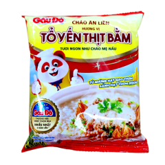 Cháo tổ yến Gấu Đỏ vị thịt bầm gói 50g chính hãng