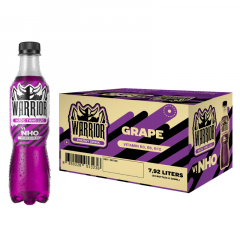 Thùng 24 chai nước tăng lực Warrior nho 330ml chính hãng