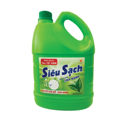 Nước rửa chén Lix siêu sạch trà xanh 3.5kg chính hãng